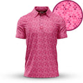 Dots - Pink - Polo — XL