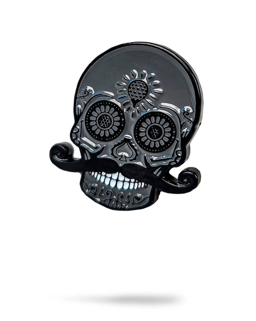 Blackout Sugar Skull Ball Marker by Pins & Aces