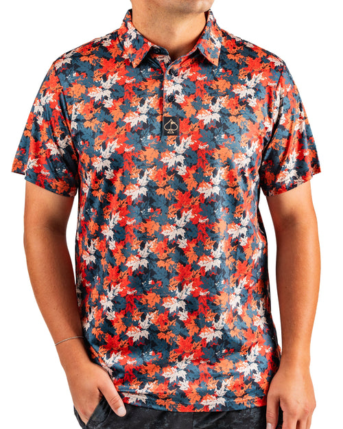 Autumn Leaves Polo by Pins & Aces