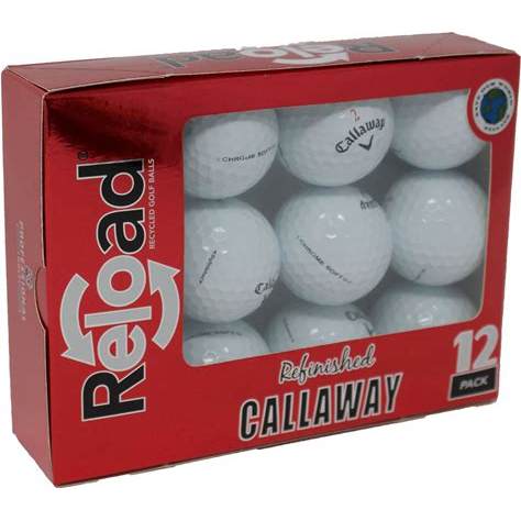 Refinished Callaway Chrome Soft X Golf Balls - 12 Pack