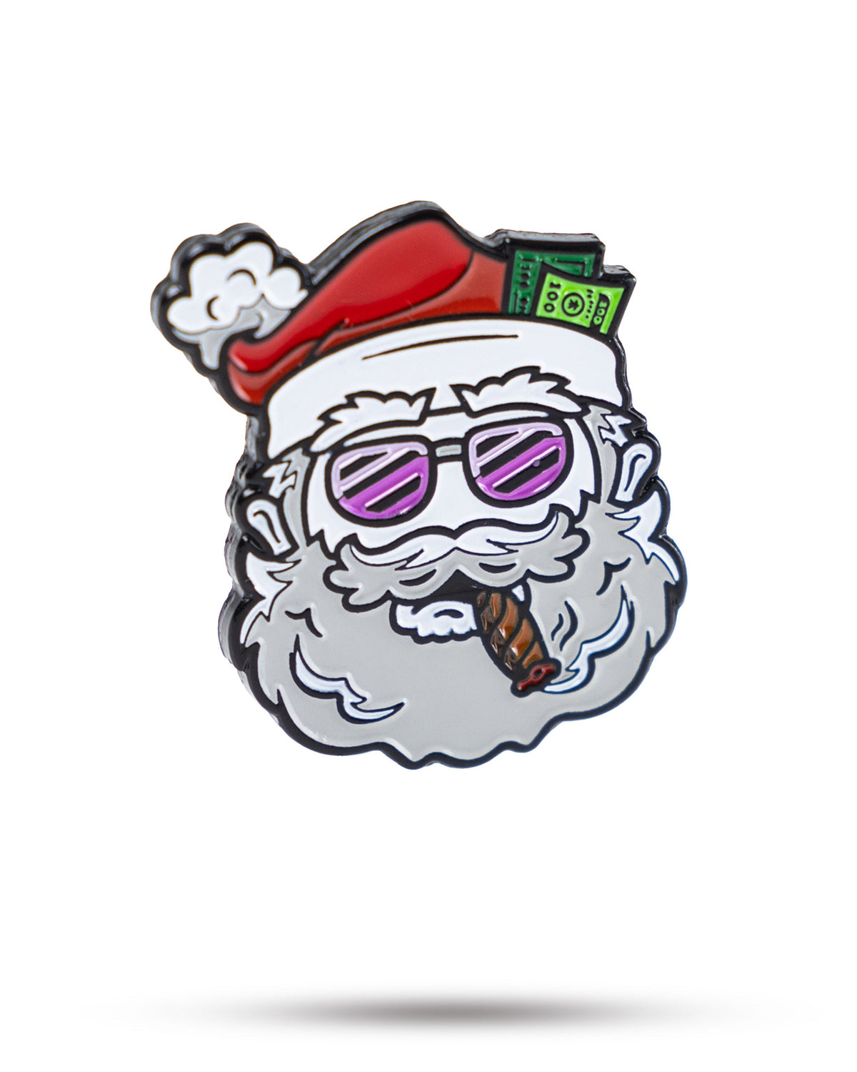 Santa the Degenerate Ball Marker by Pins & Aces