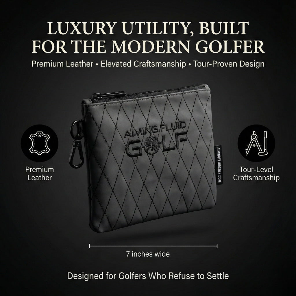 Leather Golf Utility Pouch – Premium Leather