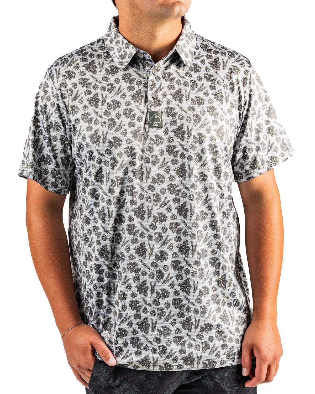 Hops & Barley Polo by Pins & Aces