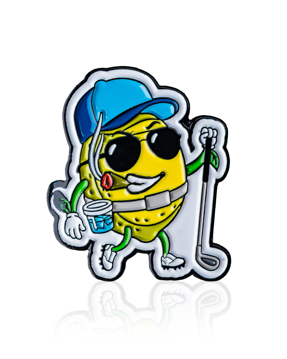 Lemon Guy Ball Marker by Pins & Aces