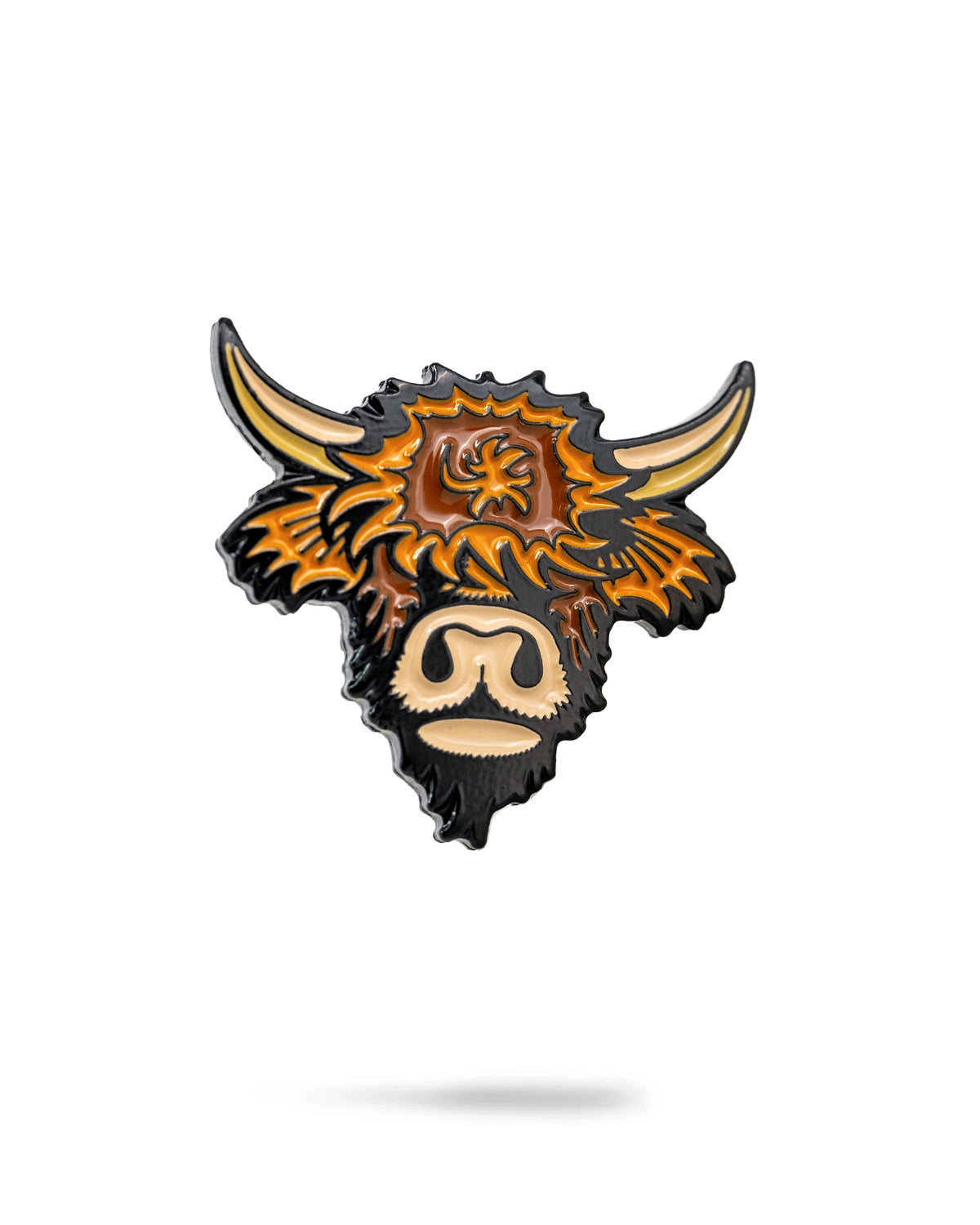 Highland Cow Black Ball Marker by Pins & Aces