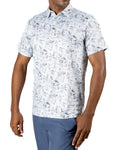 White Noise Polo by Pins & Aces