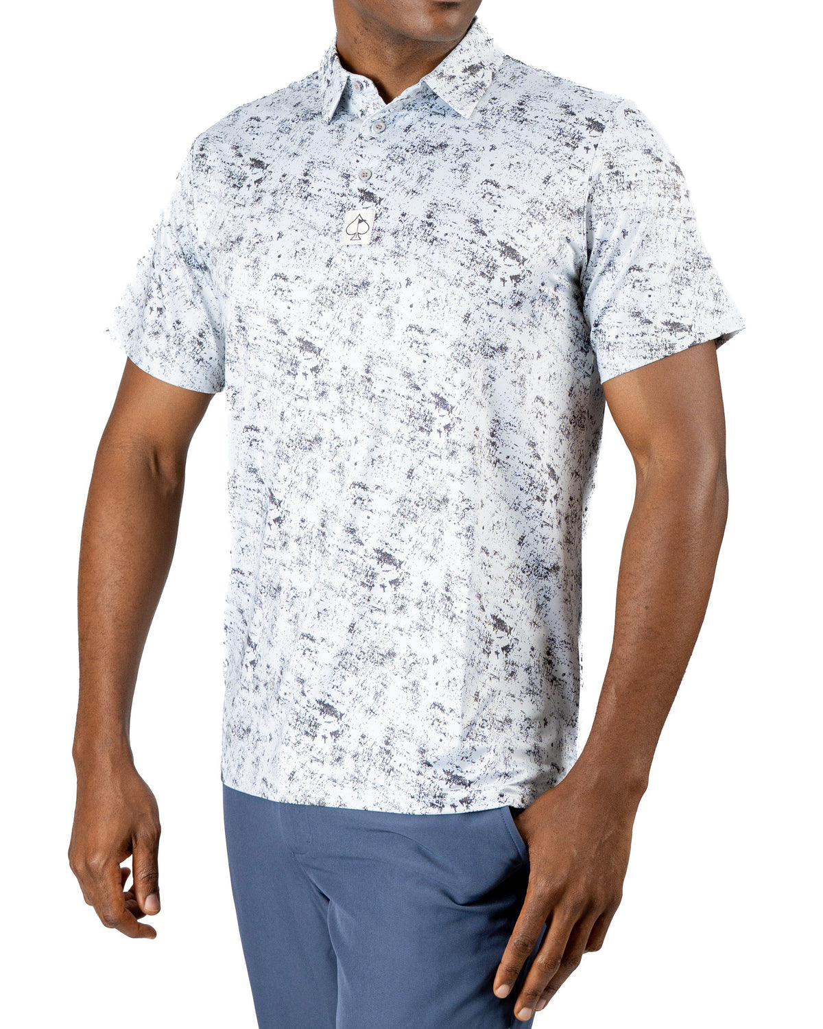 White Noise Polo by Pins & Aces