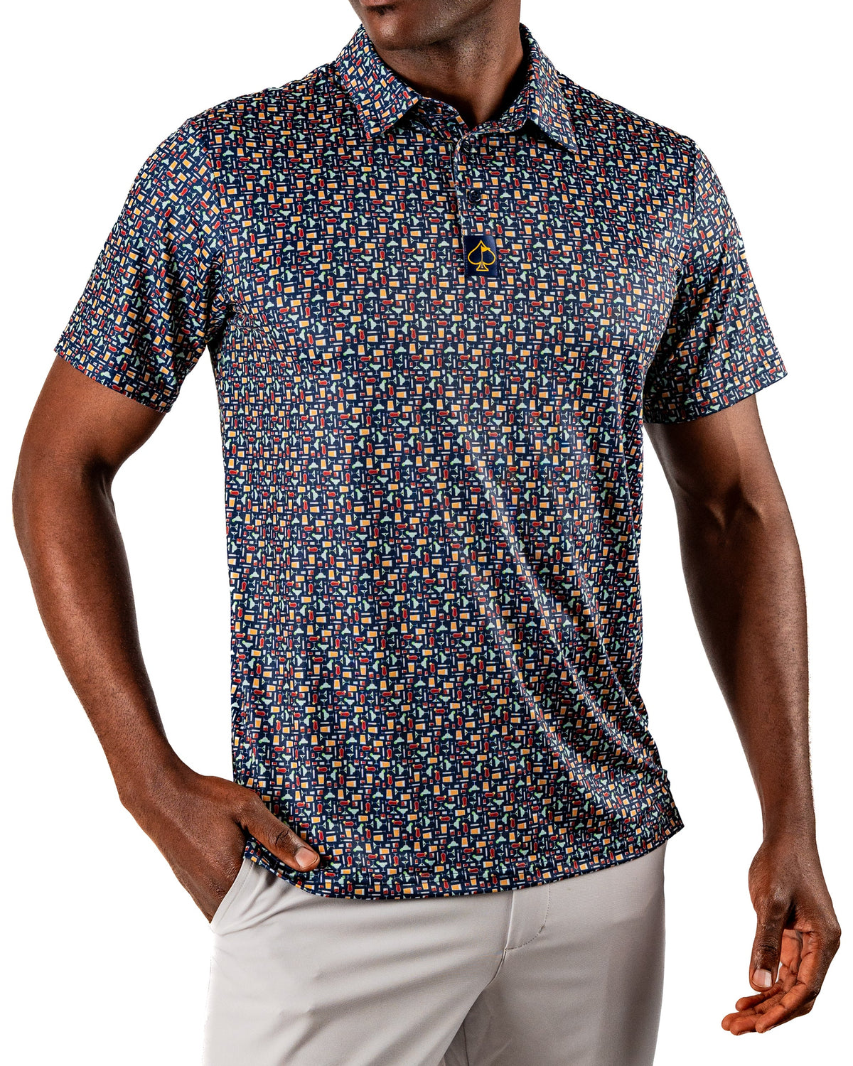 Happy Hour Polo by Pins & Aces