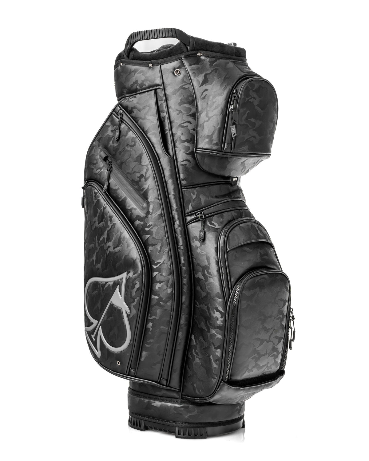 Black Camo Player Preferred Cart Bag by Pins & Aces