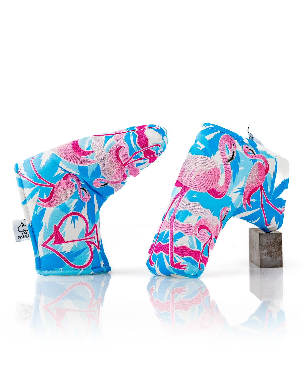 Flamingo Flock Blade Putter Cover by Pins & Aces