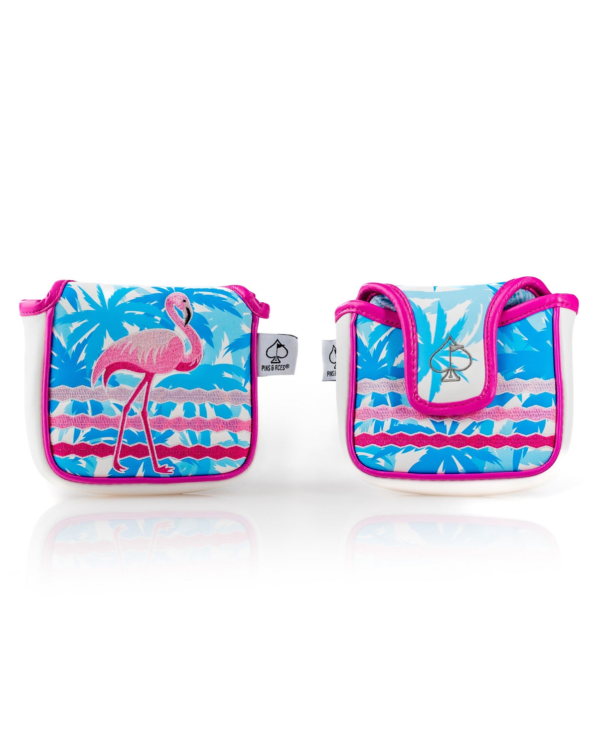 Flamingo Flock Mallet Putter Cover by Pins & Aces