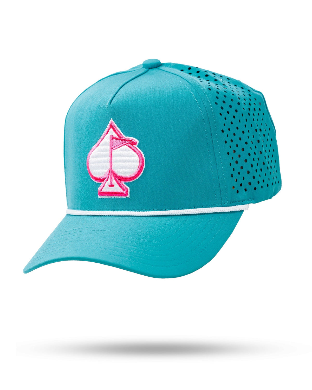 Perforated Rope Hat - Baby Blue by Pins & Aces