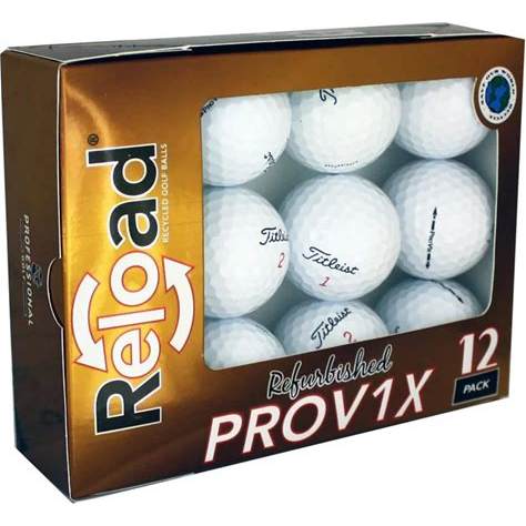 Refinished Titleist Pro V1x Golf Balls - 12 Pack