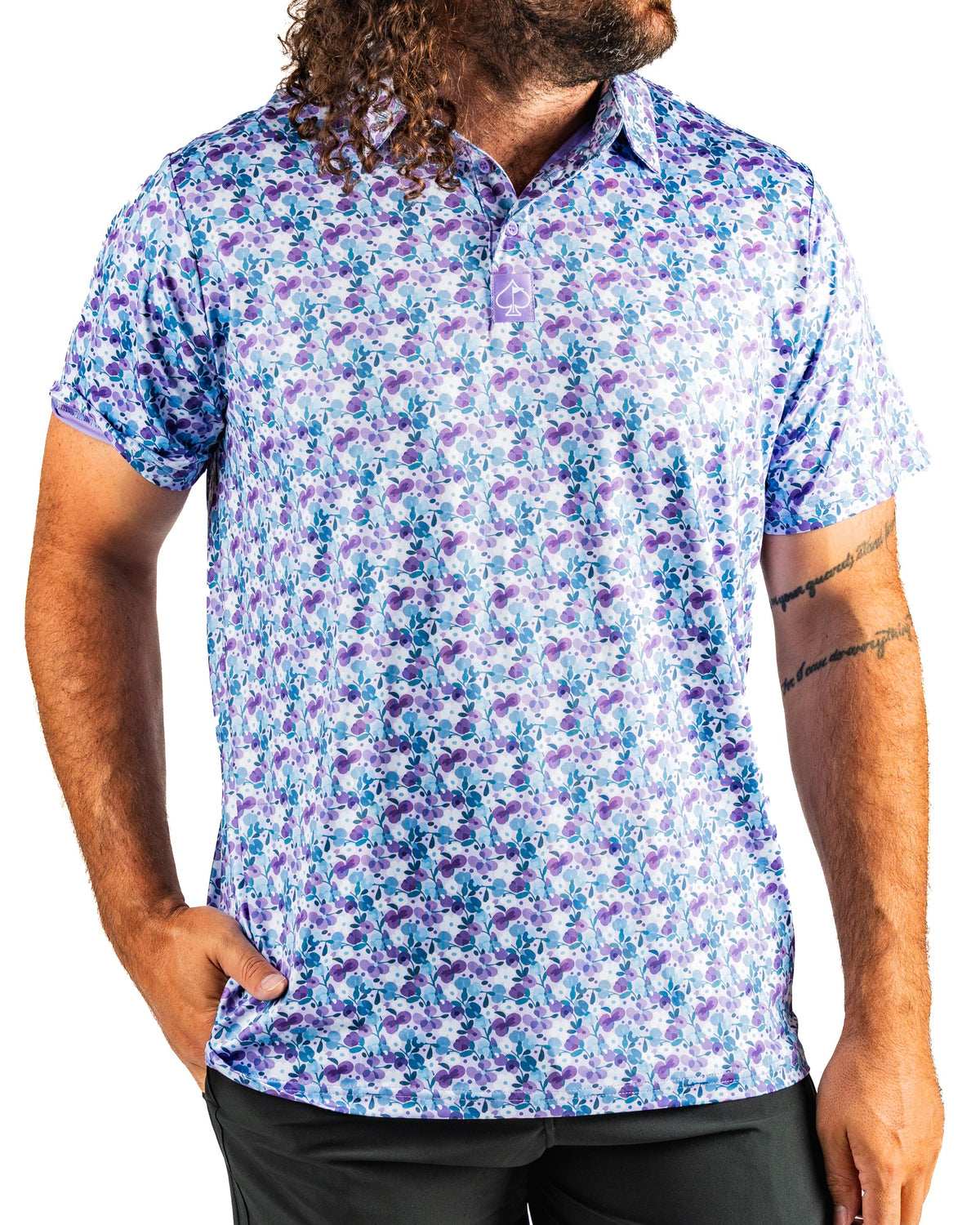White Petals Polo by Pins & Aces