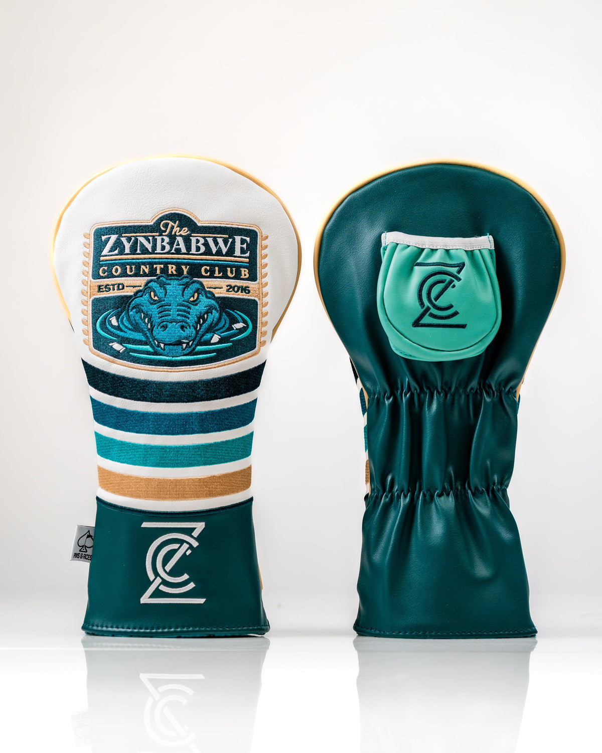 Zynbabwe Country Club Gator Driver Cover by Pins & Aces
