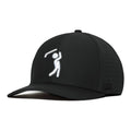 Bogeyman Black - Performance Golf Hat - Stretch Fit — Large/X-Large