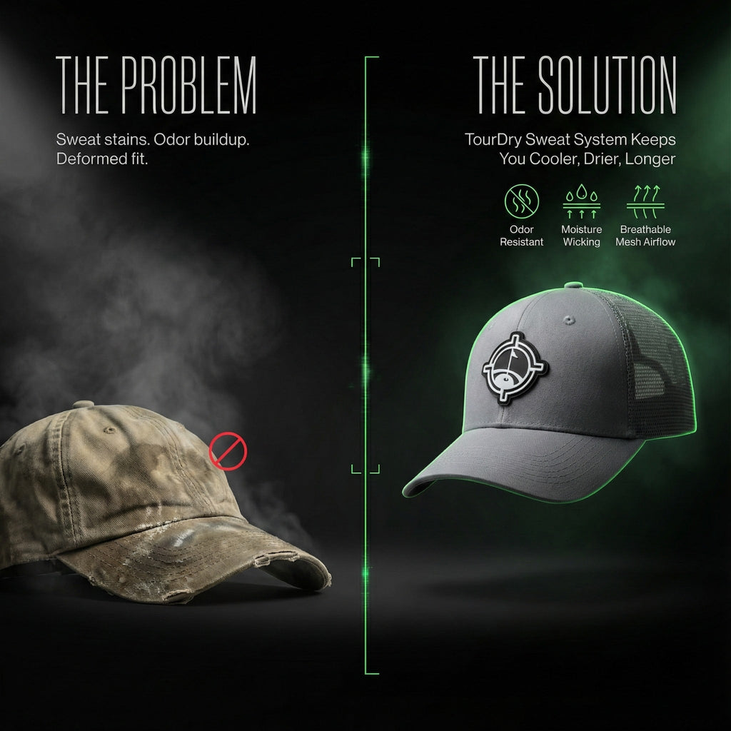 Aiming Fluid Golf Performance Hat (TourDry™ System)
